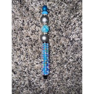 Unbranded handmade Unisex stylus Blue Silver​